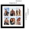 Americanflat 14x14 Collage Picture Frame - Fits Six 4x6 Photos or One 14x14 Photo